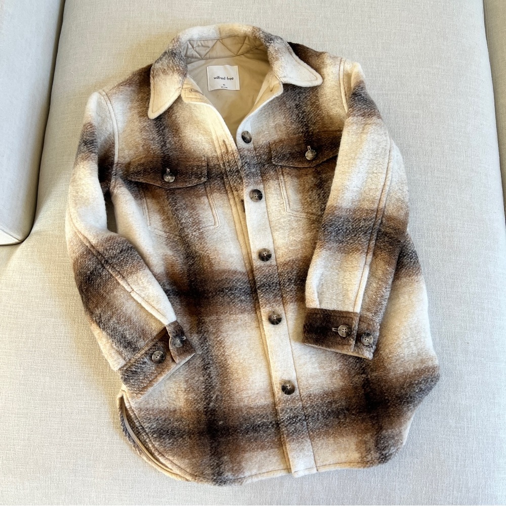Aritzia “The Ganna Shirt Jacket” Wilfred Free